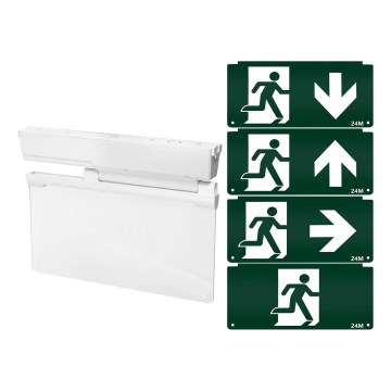 Aigostar - LED-hätävalo EMERGENCY EXIT LED/3,6W/230V 6500K 500mAh