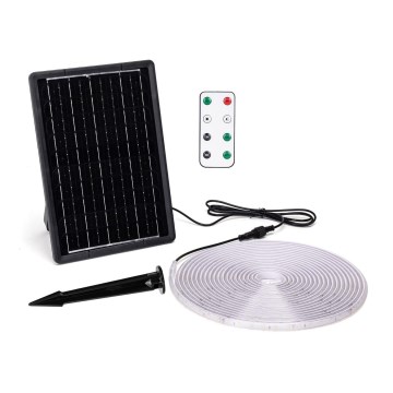 Aigostar - LED Himmennettävä aurinko nauha LED/10W/3,2V 10 m 6500K IP65 + kauko-ohjaus