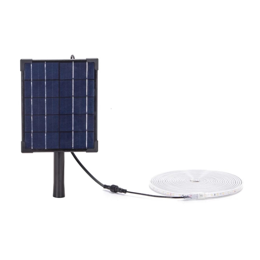 Aigostar - LED Himmennettävä aurinko nauha LED/5W/3,2V 5 m 2700K IP65 + kauko-ohjaus