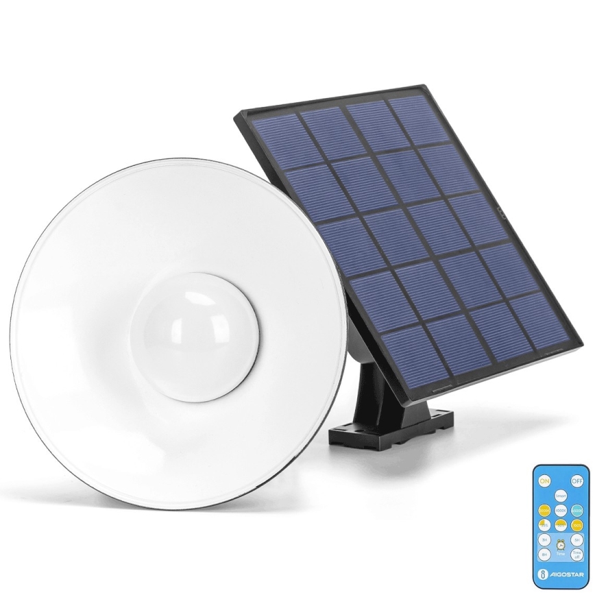 Aigostar - LED Himmennettävä aurinkokenno kattokruunu johdossa LED/3,2V 3000K/4000K/6500K IP65 + kauko-ohjaus