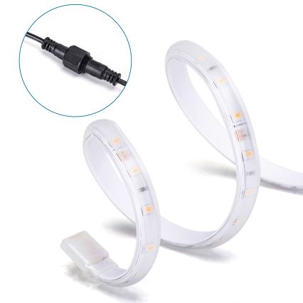 Aigostar - LED Himmennettävä aurinkokenno valonauha LED/20W/3,2V 20 m 2700K IP65 + kauko-ohjaus