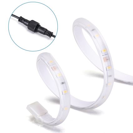 Aigostar - LED Himmennettävä aurinkokenno valonauha LED/20W/3,2V 20 m 6500K IP65 + kauko-ohjaus