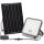 Aigostar - LED Himmennettävä aurinkokenno valonheitin anturilla LED/120W/3,4V 6500K IP66 8000 mAh + kauko-ohjaus