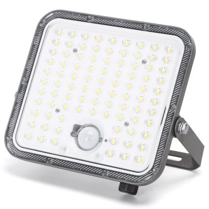 Aigostar - LED Himmennettävä aurinkokenno valonheitin anturilla LED/120W/3,4V 6500K IP66 + kauko-ohjaus