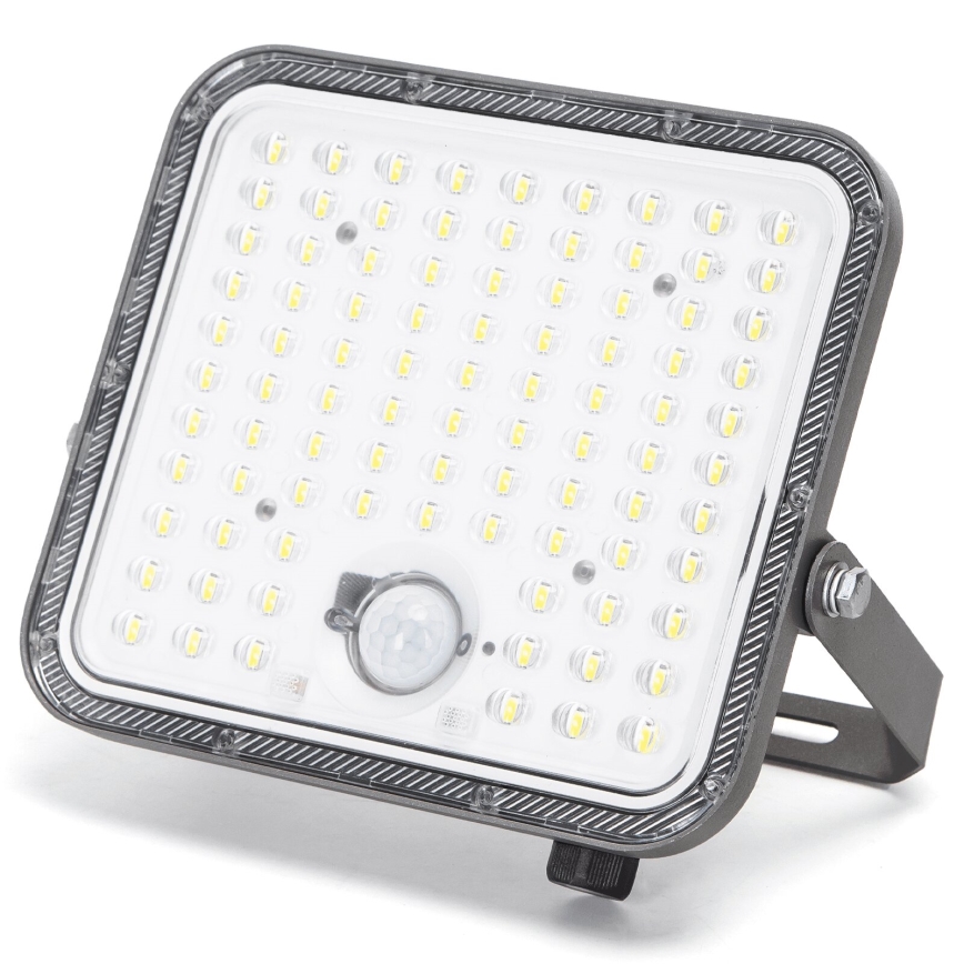 Aigostar - LED Himmennettävä aurinkokenno valonheitin anturilla LED/120W/3,4V 6500K IP66 + kauko-ohjaus