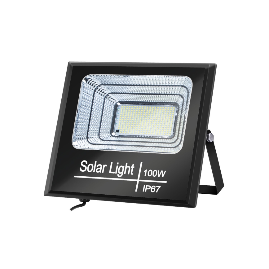 Aigostar - LED Himmennettävä aurinkokenno valonheitin LED/100W/3,2V IP67 + kaukosäädin