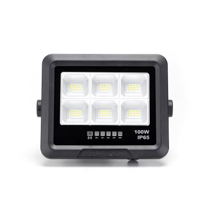 Aigostar - LED Himmennettävä aurinkokenno valonheitin LED/100W/3,4V IP65 + kauko-ohjaus