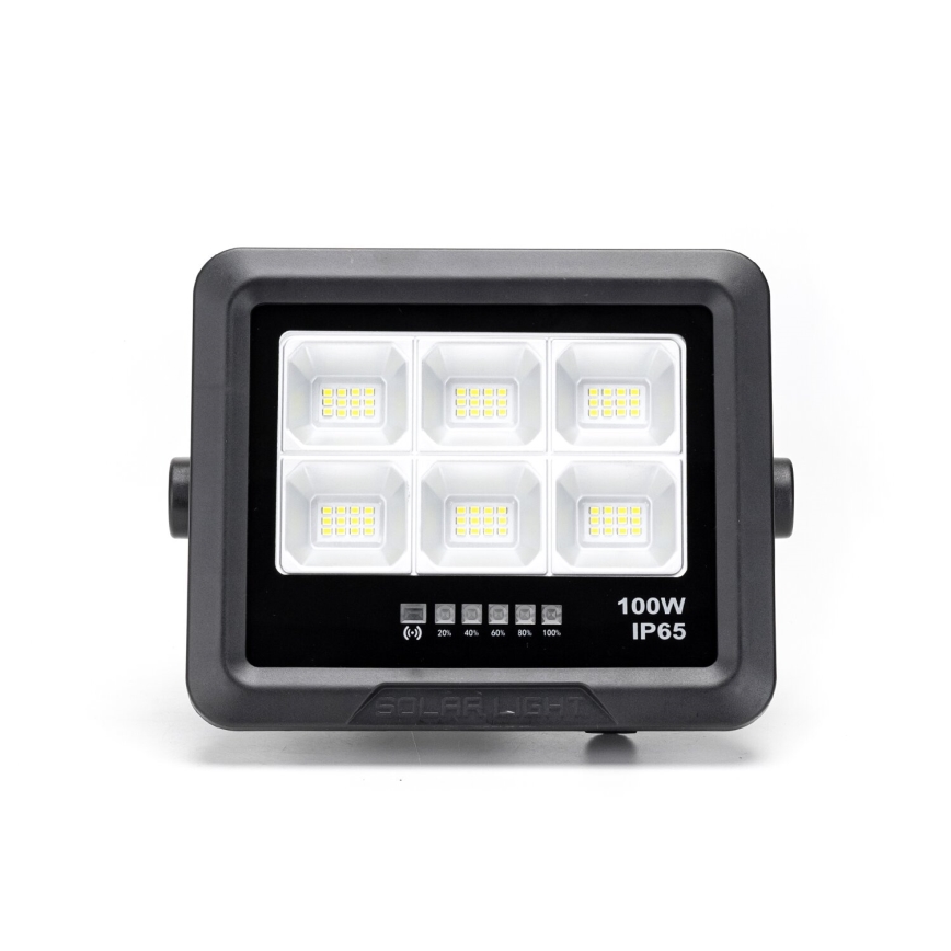 Aigostar - LED Himmennettävä aurinkokenno valonheitin LED/100W/3,4V IP65 + kauko-ohjaus