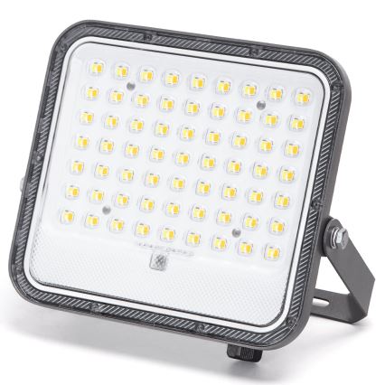 Aigostar - LED Himmennettävä aurinkokenno valonheitin LED/100W/3,4V 3000/4000/6500K IP66 + kauko-ohjaus