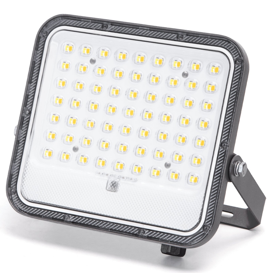 Aigostar - LED Himmennettävä aurinkokenno valonheitin LED/100W/3,4V 3000/4000/6500K IP66 + kauko-ohjaus