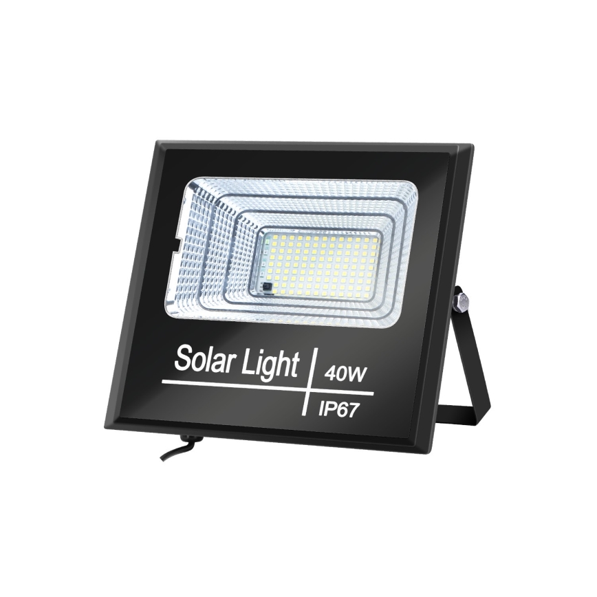 Aigostar - LED Himmennettävä aurinkokenno valonheitin LED/40W/3,2V IP67 + kaukosäädin