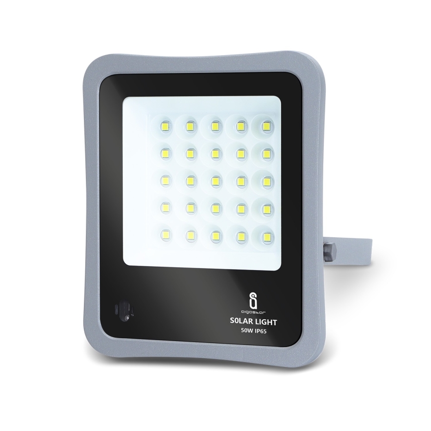 Aigostar - LED Himmennettävä aurinkokenno valonheitin LED/50W/3,2V IP65 6000 mAh + +kaukosäädin