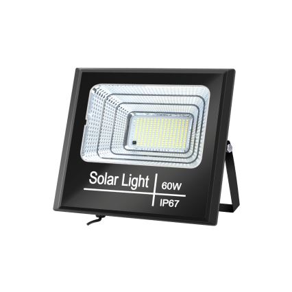 Aigostar - LED Himmennettävä aurinkokenno valonheitin LED/60W/3,2V IP67 + kaukosäädin