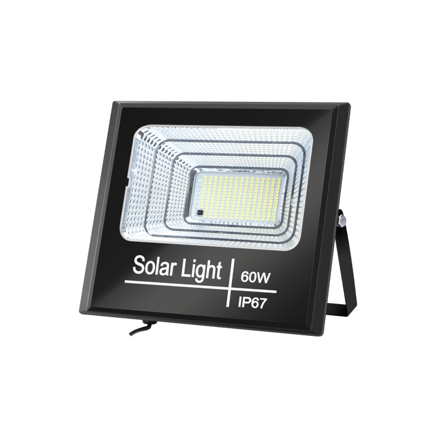 Aigostar - LED Himmennettävä aurinkokenno valonheitin LED/60W/3,2V IP67 + kaukosäädin