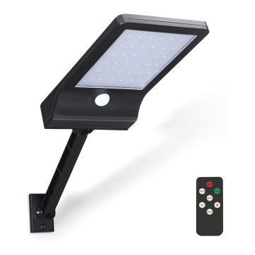 Aigostar - LED Himmennettävä aurinkokennolamppu anturilla LED/2,3W/5,5V IP65 + kauko-ohjaus