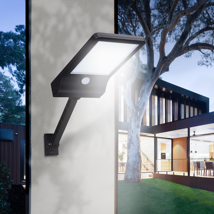 Aigostar - LED Himmennettävä aurinkokennolamppu anturilla LED/2,3W/5,5V IP65 + kauko-ohjaus