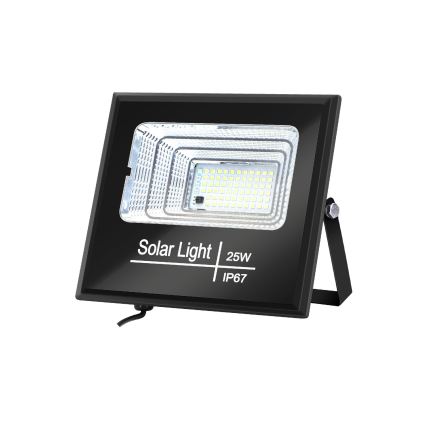 Aigostar - LED-himmennettävä aurinkokennovalonheitin LED/25W/3,2V IP67 + kaukosäädin