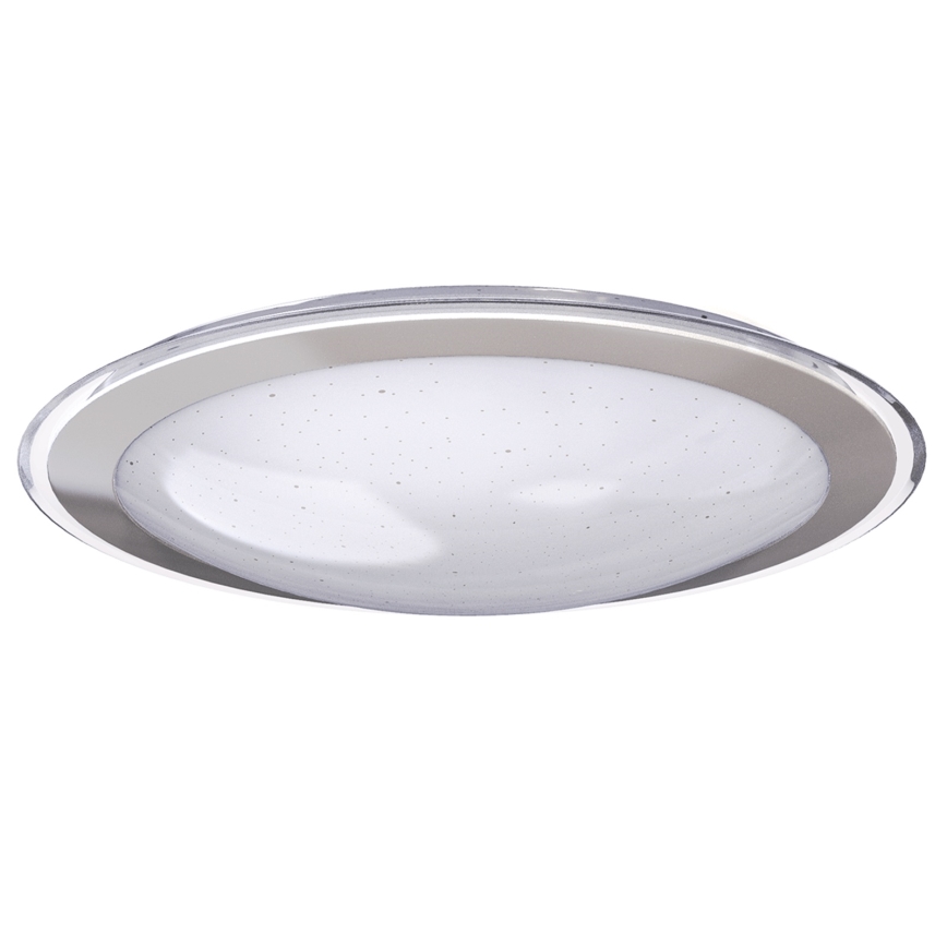 Aigostar - LED Himmennettävä kattovalaisin LED/30W/230V 2700-6500K Ø 42,9 cm kromi + kaukosäädin
