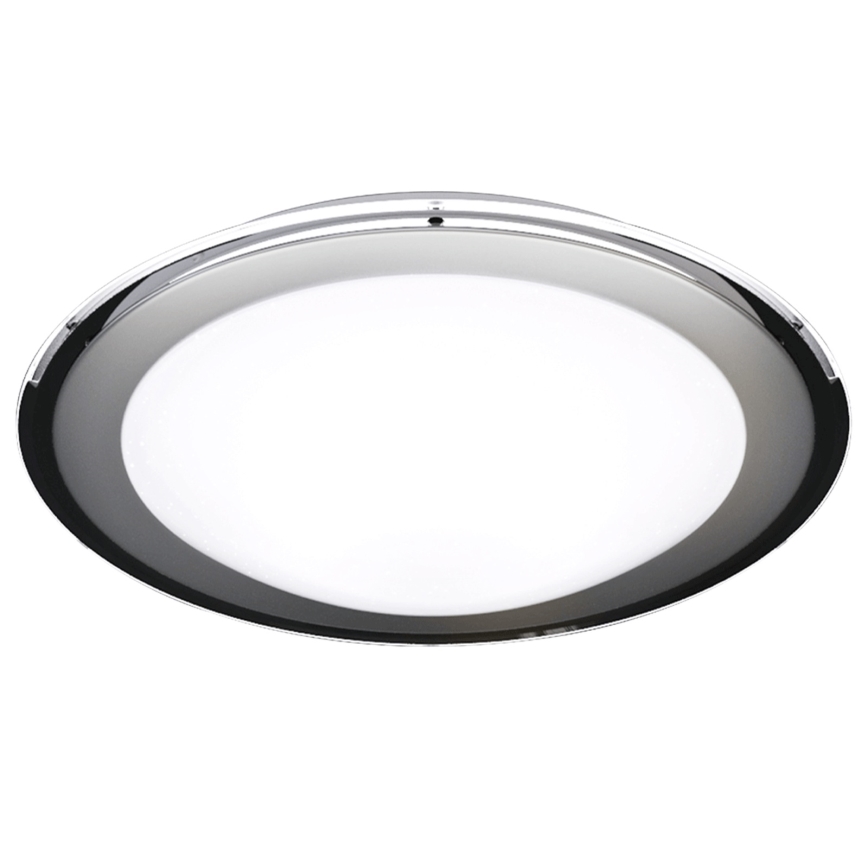 Aigostar - LED Himmennettävä kattovalaisin LED/60W/230V 2700-6500K Ø 52,7 cm kromi + kaukosäädin