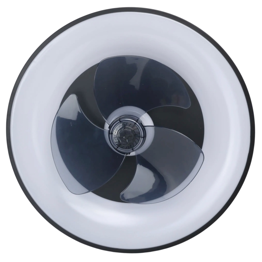 Aigostar - LED Himmennettävä kattovalaisin tuulettimella MESH LED/40W/230V 2700-6500K musta + kauko-ohjaus