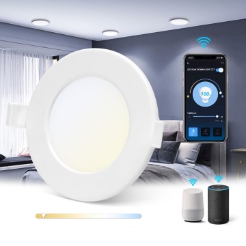 Aigostar - LED Himmennettävä kattovalo 6W/230V d. 11,5 cm Wi-Fi