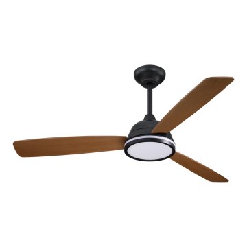 Aigostar - LED himmennettävä kattovalo LED/20W/230V 2700-6500K 132cm ruskea + kauko-ohjaus