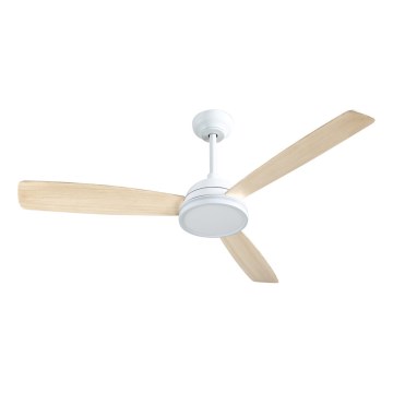 Aigostar - LED himmennettävä kattovalo LED/20W/230V 2700-6500K 132cm valkoinen/beige + kauko-ohjaus