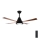 Aigostar - LED himmennettävä kattovalo LED/24W/230V 2700-6500K 132cm + kauko-ohjaus