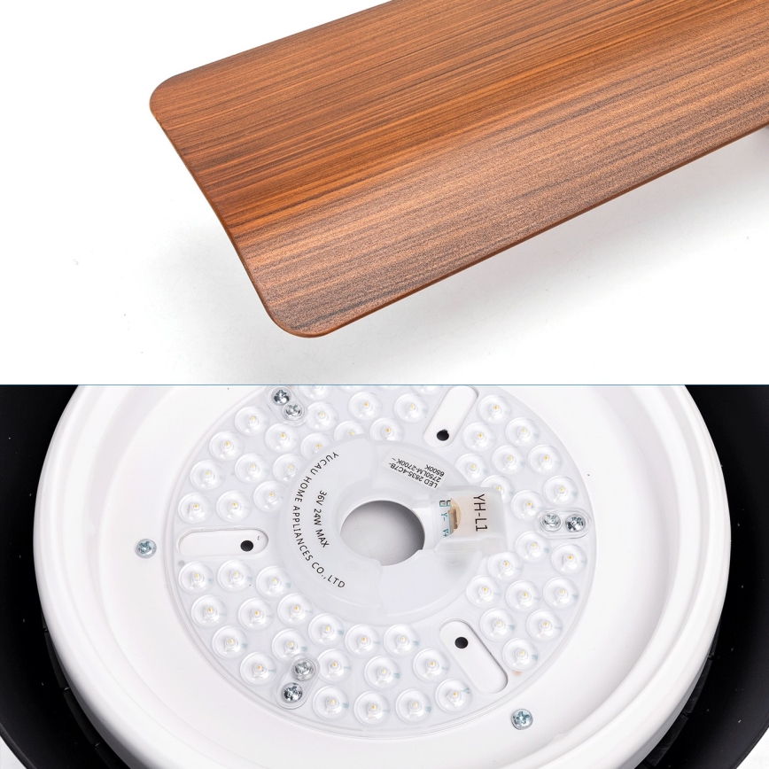 Aigostar - LED himmennettävä kattovalo LED/24W/230V 2700-6500K 132cm + kauko-ohjaus