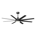 Aigostar - LED himmennettävä kattovalo LED/24W/230V 2700-6500K 165cm musta + kauko-ohjaus