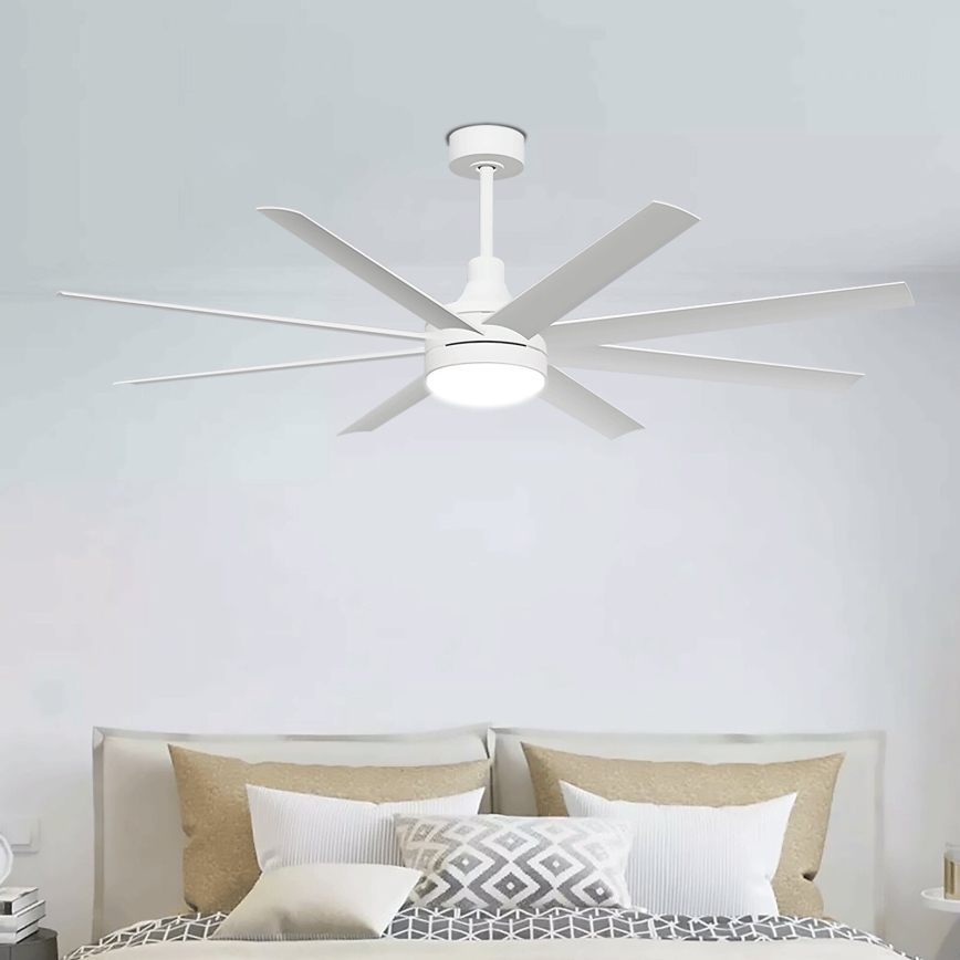 Aigostar - LED himmennettävä kattovalo LED/24W/230V 2700-6500K halkaisija 165 cm + kauko-ohjaus valkoinen