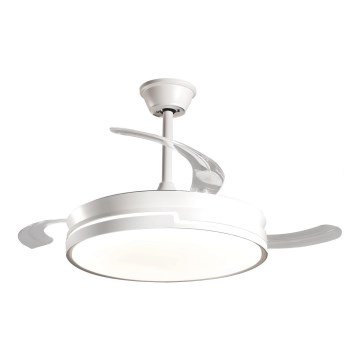 Aigostar - LED himmennettävä kattovalo LED/36W/230V 2700-6500K halkaisija 107 cm + kauko-ohjaus valkoinen