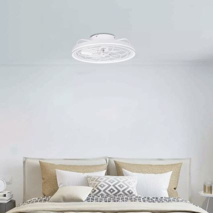 Aigostar - LED himmennettävä kattovalo LED/40W/230V 2700-6500K halkaisija 48 cm + kauko-ohjaus valkoinen