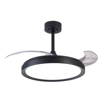 Aigostar - LED himmennettävä kattovalo LED/50W/230V 2700-6500K 106cm musta + kauko-ohjaus