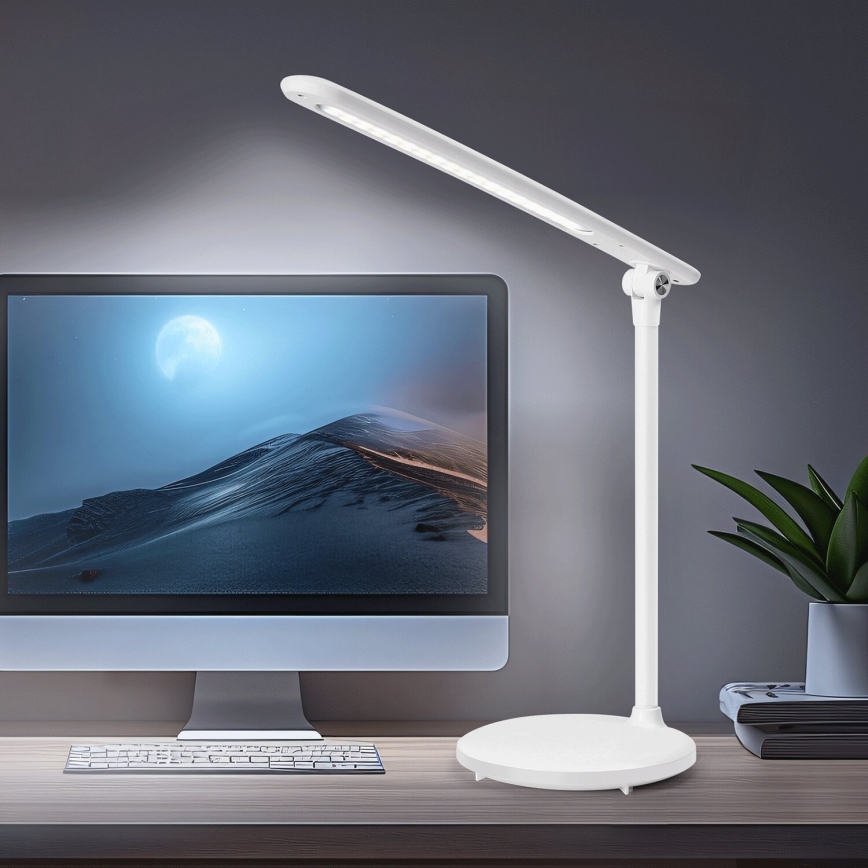 Aigostar - LED Himmennettävä ladattava kosketuspöytävalaisin LED/3W/5V 2700/4000/6500K 1800 mAh