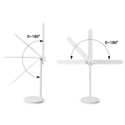 Aigostar - LED Himmennettävä ladattava kosketuspöytävalaisin LED/3W/5V 1200mAh 3000/4000/6500K