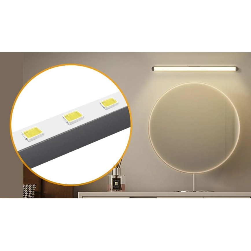 Aigostar - LED Himmennettävä rechargeable peili valaistus LED/2,9W/5V