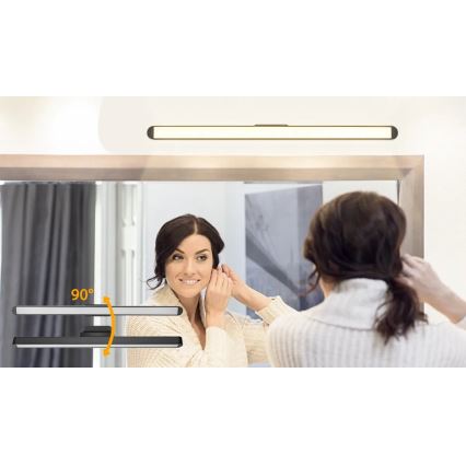 Aigostar - LED Himmennettävä rechargeable peili valaistus LED/2,9W/5V