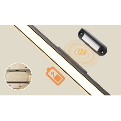 Aigostar - LED Himmennettävä rechargeable peili valaistus LED/2,9W/5V