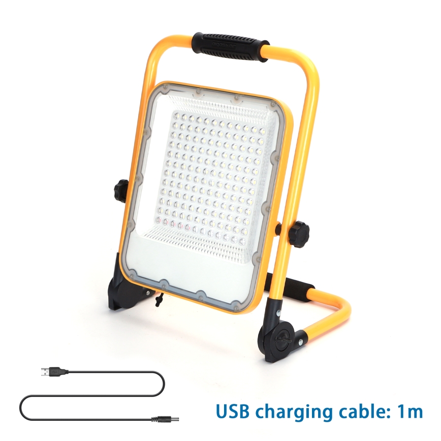 Aigostar - LED Himmennettävä rechargeable valonheitin LED/100W/5V 6500K IP65
