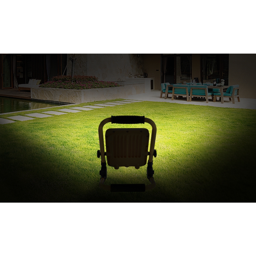 Aigostar - LED Himmennettävä rechargeable valonheitin LED/100W/5V 6500K IP65