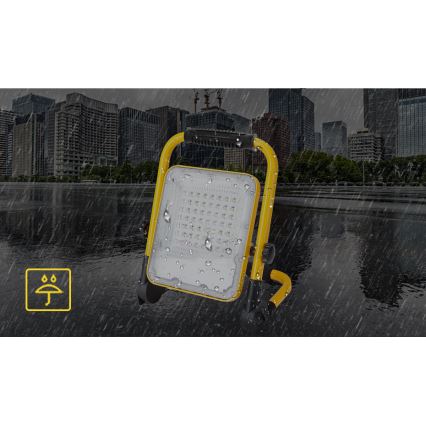 Aigostar - LED Himmennettävä rechargeable valonheitin LED/100W/5V 6500K IP65