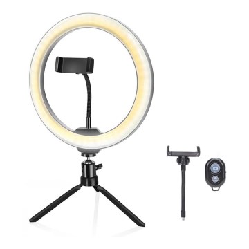 Aigostar - LED Himmennettävä rengasvalo LED/12W/230V 2700-6500K 50,5 cm