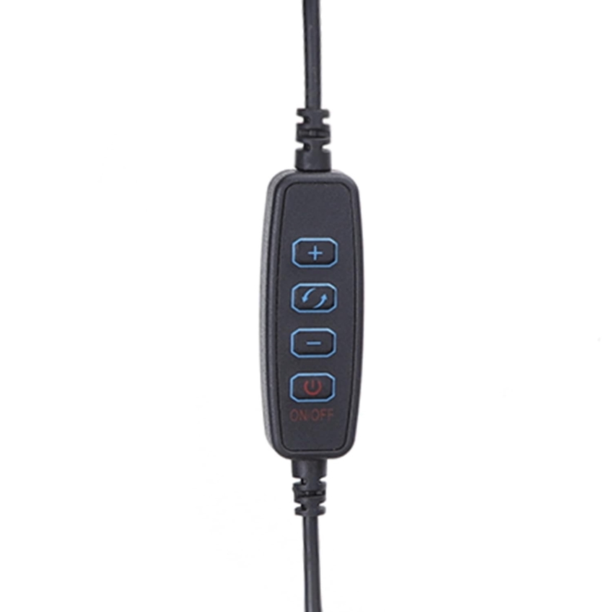 Aigostar - LED Himmennettävä rengasvalo LED/12W/230V 2700-6500K 50,5 cm