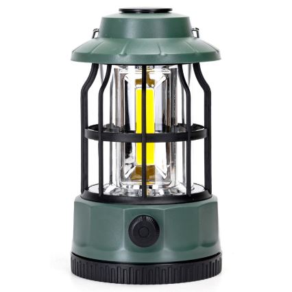 Aigostar - LED Himmennettävä retkeily flashlight LED/3xAA vihreä 17,5 cm