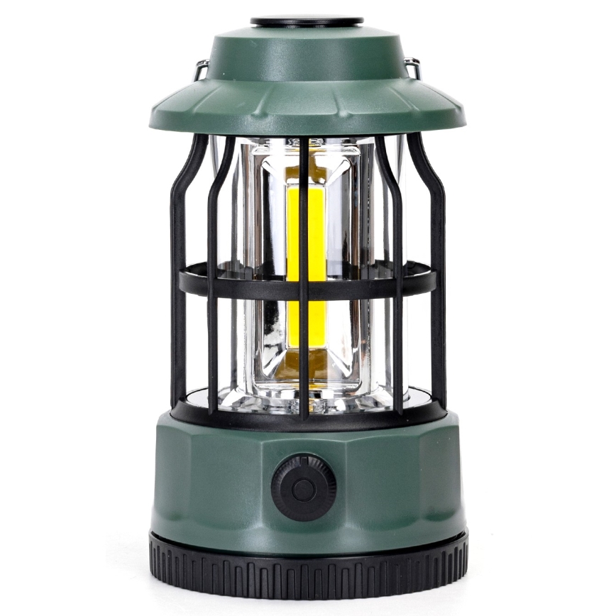 Aigostar - LED Himmennettävä retkeily flashlight LED/3xAA vihreä 17,5 cm