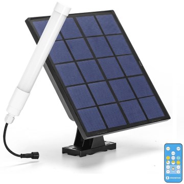 Aigostar - LED Himmennettävä tuubi aurinkopaneelilla LED/3,2V 3000K/4000K/6500K IP65 + kauko-ohjaus