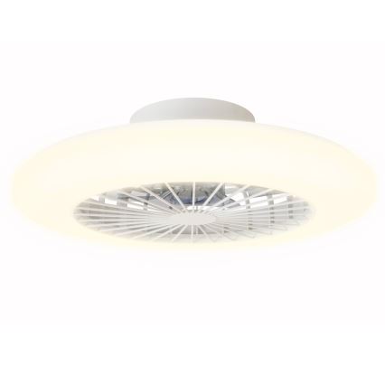 Aigostar - LED himmennettävä kattovalaisin tuulettimella LED/40W/230V 2700-6500K halkaisija 48,5 cm valkoinen + kaukosäädin