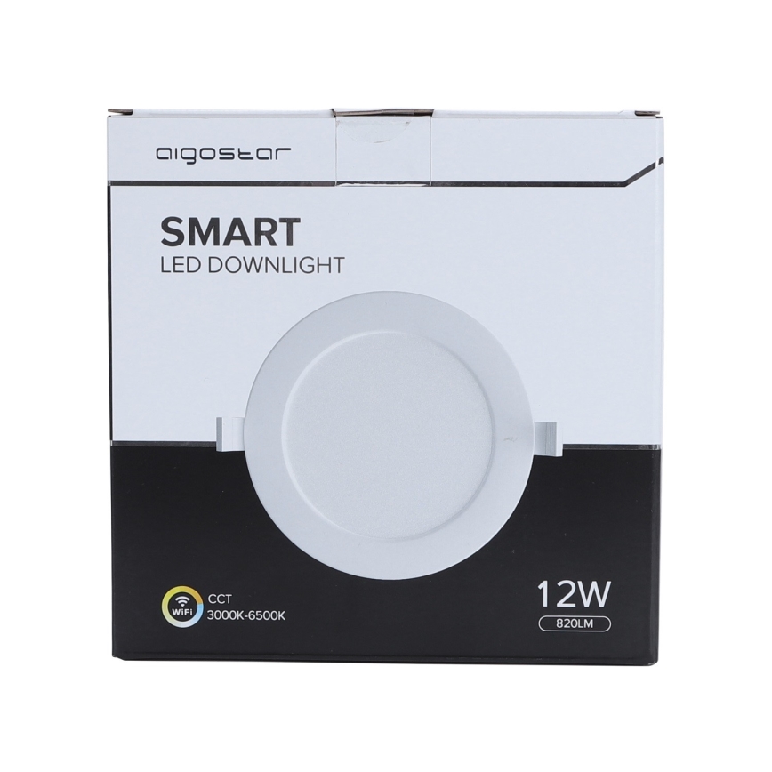 Aigostar - LED Himmennettävä upotettava valo 12W/230V d. 17 cm Wi-Fi