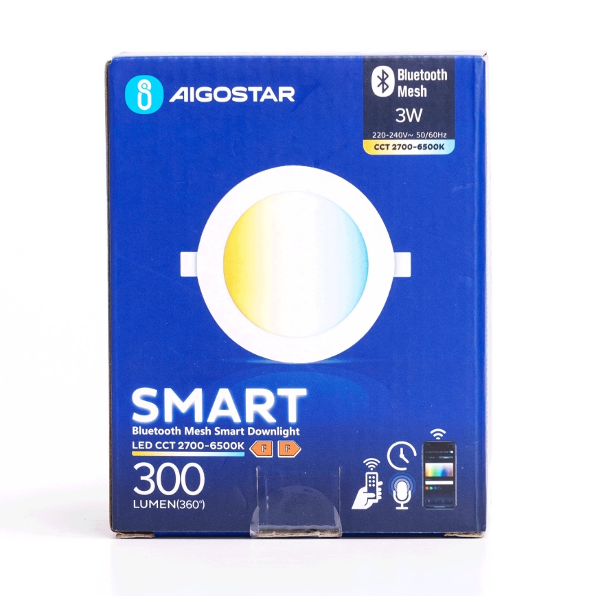 Aigostar - LED Himmennettävä upotettava valo MESH/3W/230V 2700-6500K valkoinen